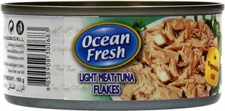 Oceanfresh Light Meat Tuna Flake In Vegetable Oil 160G