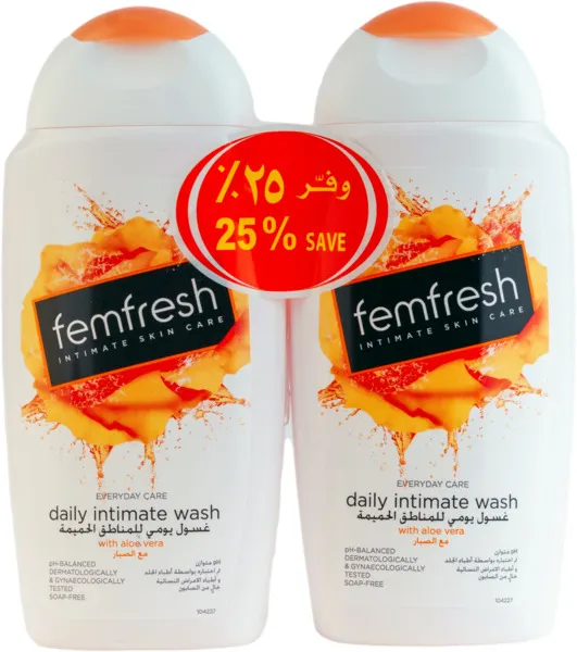Femfresh Daily Intimate Wash 2X200Ml