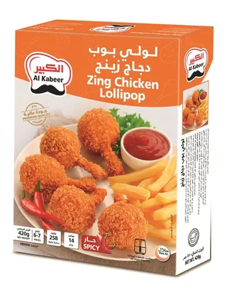 الكبير زنج لولي بوب الدجاج الشهي 420 جم