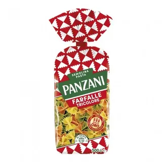 Panzani Farfalle Tricolor Semolina Pasta 500G