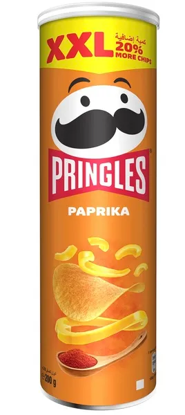 Pringles Paprika Potato Chips 200G