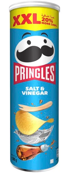 Pringles Salt & Vinegar Savory Snack Potato Chips 200G