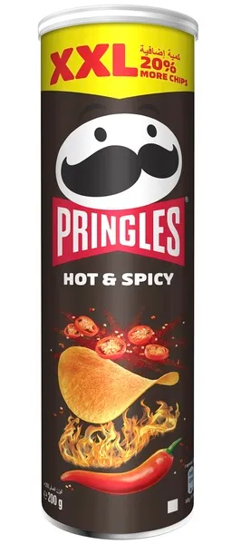 Pringles Hot & Spicy Potato Chips 200G