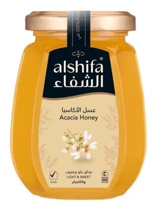 الشفاء عسل زهرة الاكاسيا 250 جم