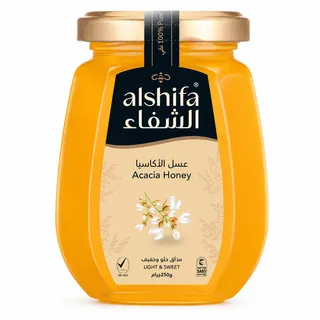 الشفاء عسل زهرة الاكاسيا 250 جم