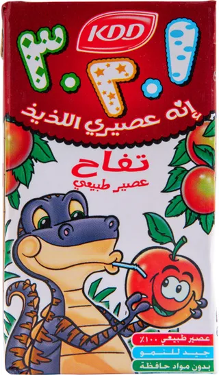 كي دي دي 123 عصير تفاح 125 مل
