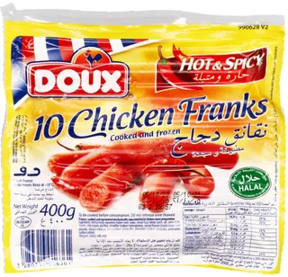 دو نقانق الدجاج بالفلفل الحار 400 جم