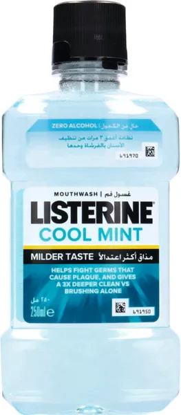 Listerine Zero Cool Mint Mouthwash 250Ml