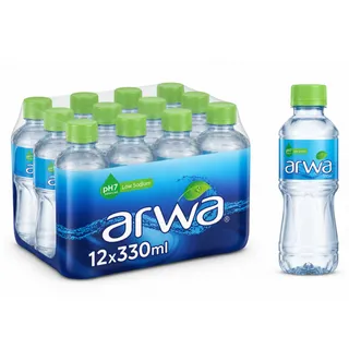 Arwa Bottled Drinking Water, 12x330ml