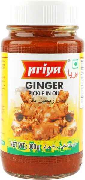 Priya Ginger Pickle In Oil 300G