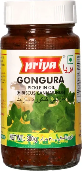 Priya Gongura Pickle In Oil 300G