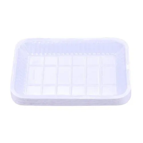 City Rectangular Plastic Plate 25's