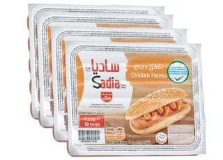 ساديا نقانق دجاج مجمد 4X340 جم