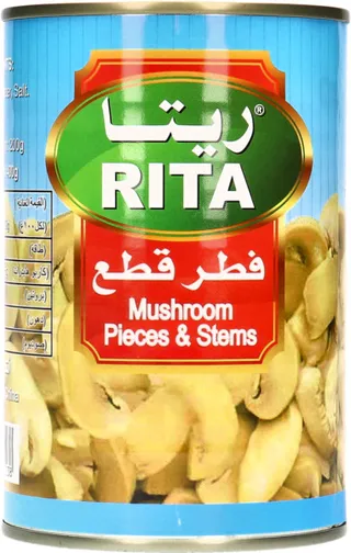 Rita Mushroom Pieces & Stems 400g