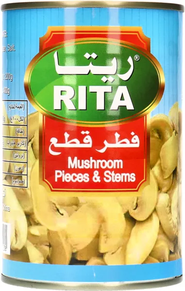 Rita Mushroom Pieces & Stems 400g