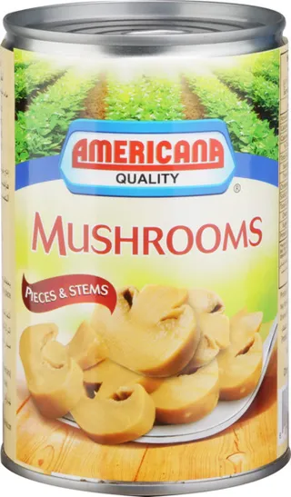 Americana Mushrooms Pieces & Stems 425G