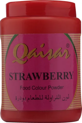 Qaisar Strawberry Powder Food Color 100G
