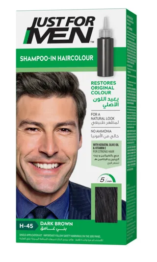 Just For Men Shampoo-In Color Dark Brown H-45 60ml