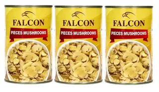 Falcon Mushroom Pieces & Stems 3X425G