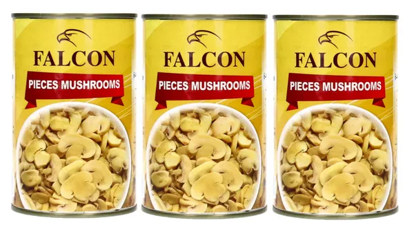 Falcon Mushroom Pieces & Stems 3X425G