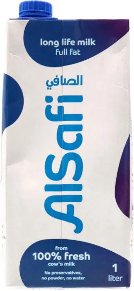 الصافىي حليب كامل الدسم طويل الأمد 1 لتر