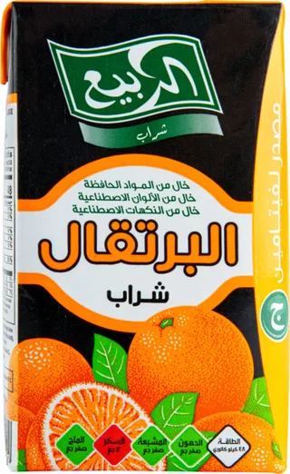 Al Rabie Orange Drink 250Ml
