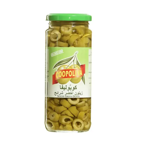 Coopoliva Green Sliced Olives 345G
