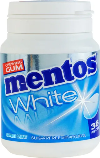Mentos White  Sweet Mint Gum 54G
