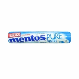Mentos Pure Fresh BubbleSugar Free Gum Fresh Mint 15.75G