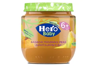 Baby Food Banana Mandarin Pear Puree 6 Months+