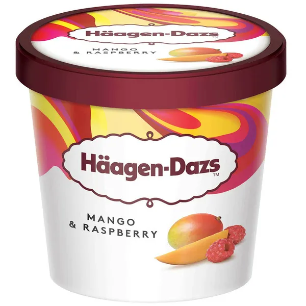 Haagen-Dazs Mango Raspberry Ice Cream 500 ml