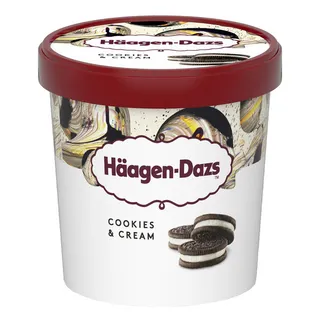 Haagen-Dazs Cookies & Cream Ice Cream Cup
