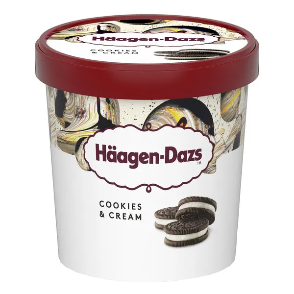 Haagen-Dazs Cookies & Cream Ice Cream Cup