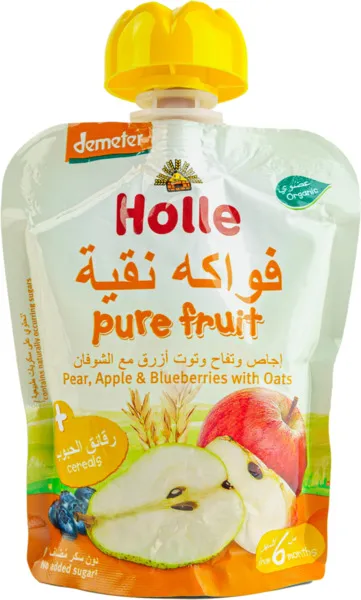 هولي هريس التفاح والكمثرى والتوت عضوي 90 جم