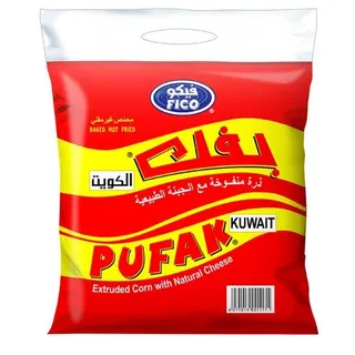 Fico Pufak Corn Snacks With Cheese 20x18g (multipack)