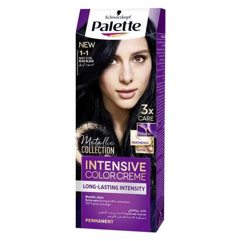 Schwarzkopf Palette Intensive Color Cream 1-1 Blue Black 110Ml
