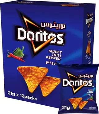 Doritos Sweet Chili Pepper Tortilla Chips 12x21g