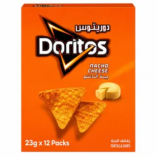 Doritos Nacho Cheese Tortilla Chips 12X23G