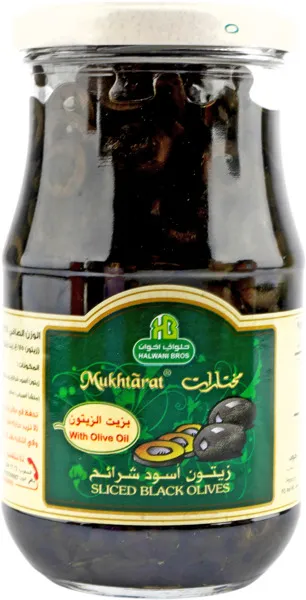 حلوانىي زيتون أسود شرائح 325 جم