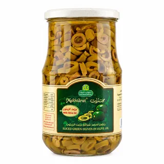 Halwani Bros. Sliced Green Olive 650G