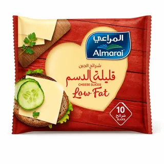 Almarai Low Fat Cheddar Cheese Slices, 200g