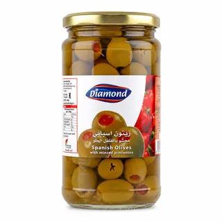 Diamond Spanish Olives With Minced Pimientos 198G