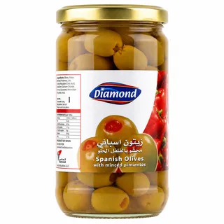 Diamond Spanish Olives With Minced Pimientos 140G