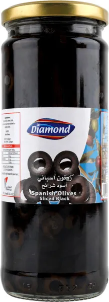 دايموند زيتون شرائح أسود 230 جم