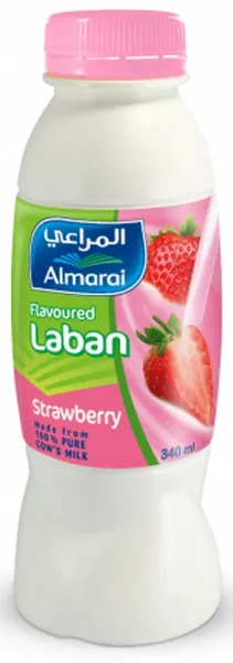 Almarai Laban Strawberry 340Ml