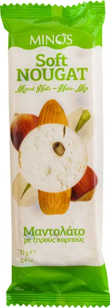 Minos Soft Nougat Mix Nuts 70G