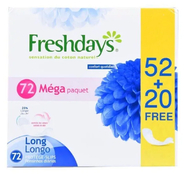 Freshdays Daily Comfort Long Pantyliners