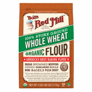 Bob's Red Mill Organic Whole Wheat Flour 2.27kg
