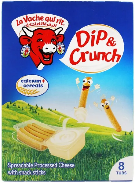La Vache Qui Rit Full Fat Cheese With Dippers 8X35G