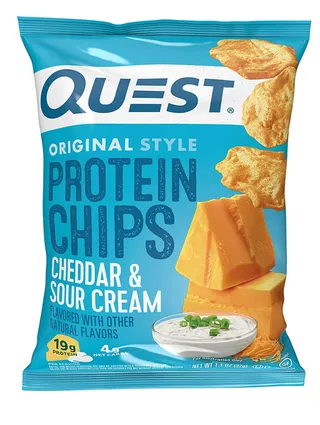 Quest Tortilla Cheddar & Sour Cream Flavored Protein Chips 32G
